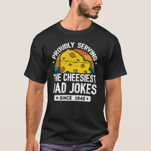 Pap Joke Puns Pap Jokes sinds 1942 pa Joke T-shirt (Voorkant)