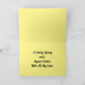 Pap-kaart voor moeder en vader feestdagen kaart (Binnen)