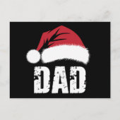 Pap kerstkerstfamilie komt overeen met Pajamas Pap Briefkaart (Voorkant)