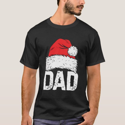 Pap kerstkerstfamilie komt overeen met Pajamas Pap T-shirt (Voorkant)
