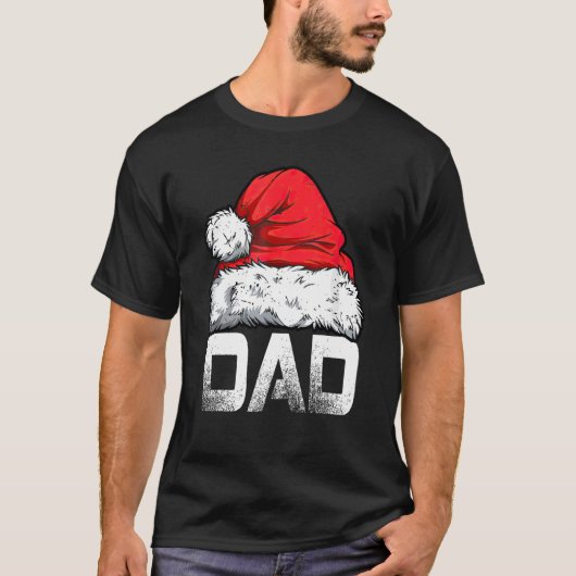 Pap kerstkerstfamilie komt overeen met Pajamas Pap T-shirt (Voorkant)