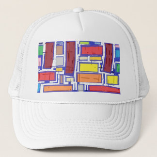 Pap, kids & kinderen abstracte truckerhoed    trucker pet