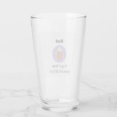 Pap King van Beer Glas (Achterkant)