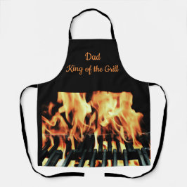Pap King van de grill Custom Apron Schort