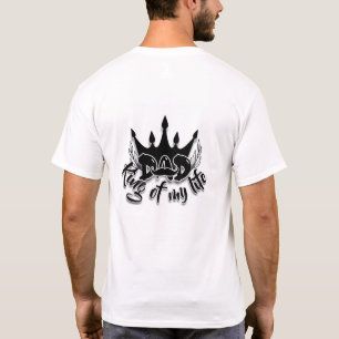 Pap King van mijn leven Vaderdag White T-Shirt