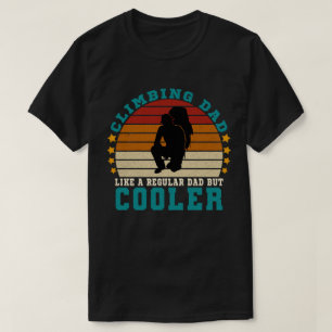 Pap klimmen als een gewone vader, maar koeler t-shirt