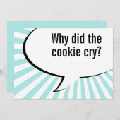 pap koekjesgrap kaart (Voorkant / Achterkant)