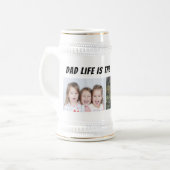 Pap Life is het beste leven 2 Foto's Vader Bierpul (Voorkant links)