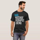 Pap Massage Therapist Legend Funny Therapist T-shirt (Voorkant volledig)