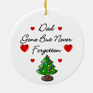Pap Memorial Ceramic kerstboomversiering Keramisch Ornament