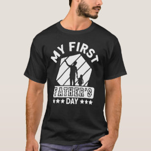 Pap Mijn Eerste Liefde Mijn Forever Hero Vaderdag T-shirt