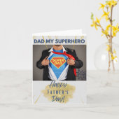 Pap Mijn Superheld - Fijne Vaderdag! Kaart (Gele Bloem)