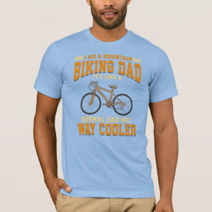 Pap Mountain Biker Birthday Novelty fietsen T-shirt