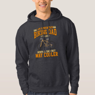 Pap Mountain Biker Fathers Day Gag Hoodie