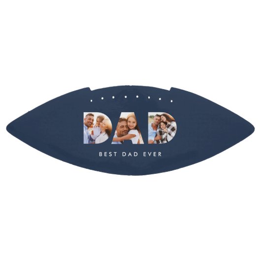 Pap multi-foto typografie blauw-modern american football (Paneel)