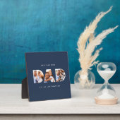 Pap multi-foto typografie blauw-modern fotoplaat (Insitu)