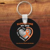 Pap Mw. Pap Multiple Sclerose Pap MS Awareness Sleutelhanger (Voorkant)