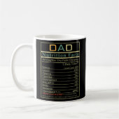 pap Nutrition Feit Funny Fathers Day Koffiemok (Links)