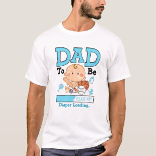 Pap om te laden, wacht alsjeblieft op de zwangersc t-shirt