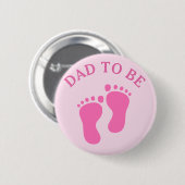 Pap om te worden (meisje) ronde button 5,7 cm (Voorkant /achterkant)