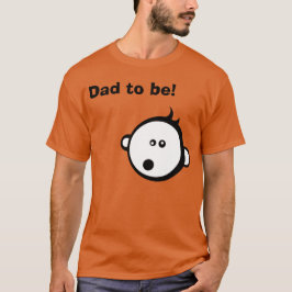 Pap om te zijn! Cool baby cartoon vader om shirt t