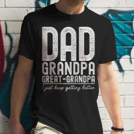 Pap opa Grote opa Funny Fathers Dag T-shirt