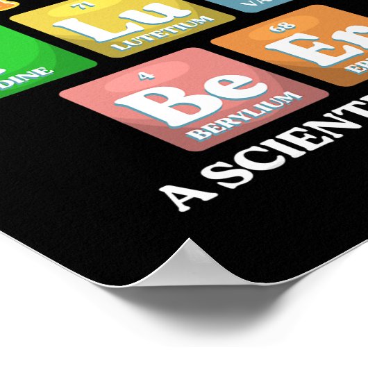 Pap Periodic Table Funny Vaderdag Gezegde Poster (Hoek)