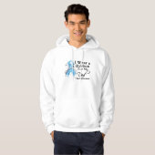 Pap Prostate Cancer Ribbon Hoodie (Voorkant volledig)