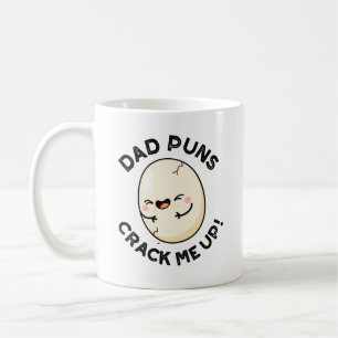 Pap Puns bekraik me op Funny Egg Pun Koffiemok
