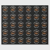 Pap Puns bekrak me op Funny Coconut Pun Dark BG Cadeaupapier (Vlak)
