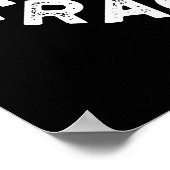 Pap Puns bekrak me op Funny Coconut Pun Dark BG Poster (Hoek)