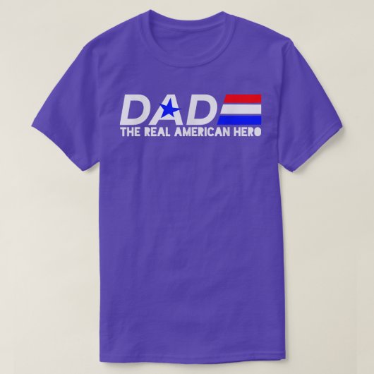 Pap Red White en Blue The Real American Hero T T-shirt (Design voorkant)