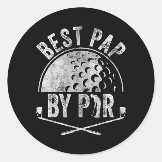 Pap Ronde Sticker (Voorkant)