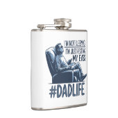 Pap rust ogen grappig citaat cadeau heupfles (Rechts)