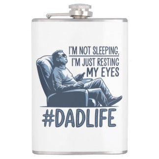 Pap rust ogen grappig citaat cadeau heupfles