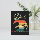 Pap Son Daughter Gezegde Father Day Briefkaart (Staand voorkant)