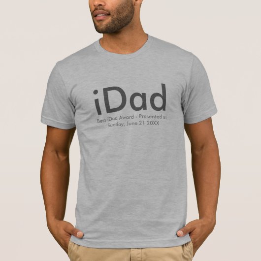 Pap T-Shirt - Beste iPap prijs presenteerde datum (Voorkant)
