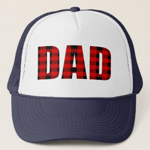 Pap Tartan Patroon-kerstcadeau Trucker Hat Pet