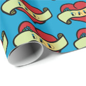 Pap Tattoo Heart Cadeaupapier (Rol Hoek)