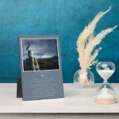 Pap Vader Memorial Nautical Remembrance Poem Fotoplaat (Zijkant)