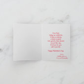 Pap Valentijnsdag Giraffe Feestdagen Kaart (Binnen)