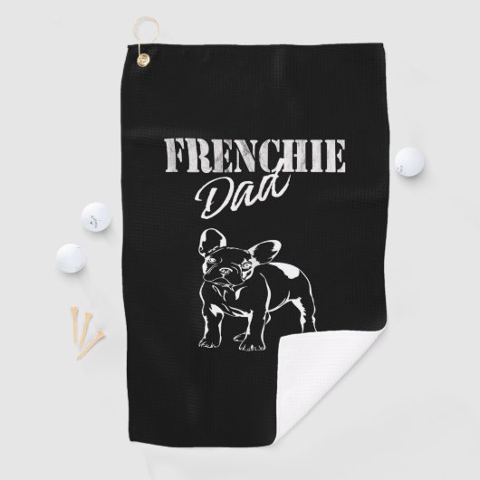 Pap van Cute Frenchie Funny French Bulldog Lovers Golfhanddoek (Insitu)