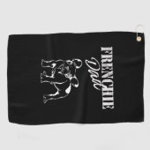Pap van Cute Frenchie Funny French Bulldog Lovers Golfhanddoek (Horizontaal)