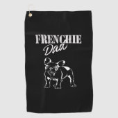 Pap van Cute Frenchie Funny French Bulldog Lovers Golfhanddoek (Voorkant)