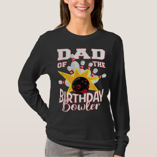 Pap van de Birthday Bowler Kind Bowling Party T-shirt