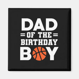 Pap van de Birthday Boy Basketball Basketbal Magneet