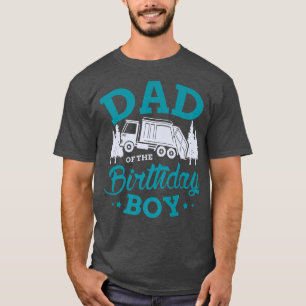 Pap van de 'Birthday Boy Garbage Trucks Fan Garbag T-shirt