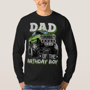 Pap van de Birthday Boy Monster Truck Birthday Nov T-shirt