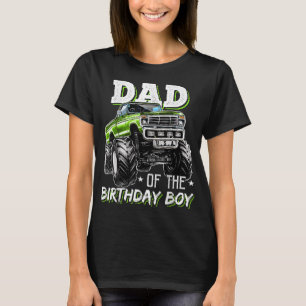 Pap van de Birthday Boy Monster Truck Birthday Nov T-shirt