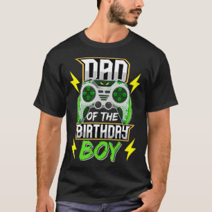 Pap van de Birthday Boy Video Game Birthday Boys K T-shirt